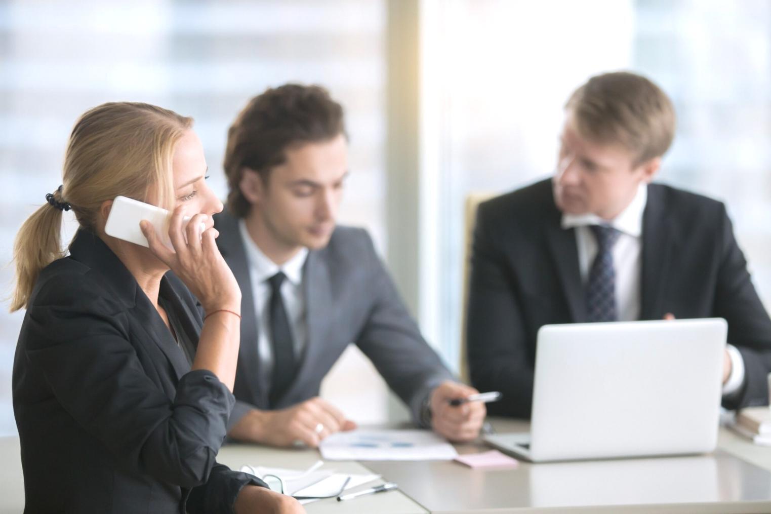 Financial planning session with collaborative discussion